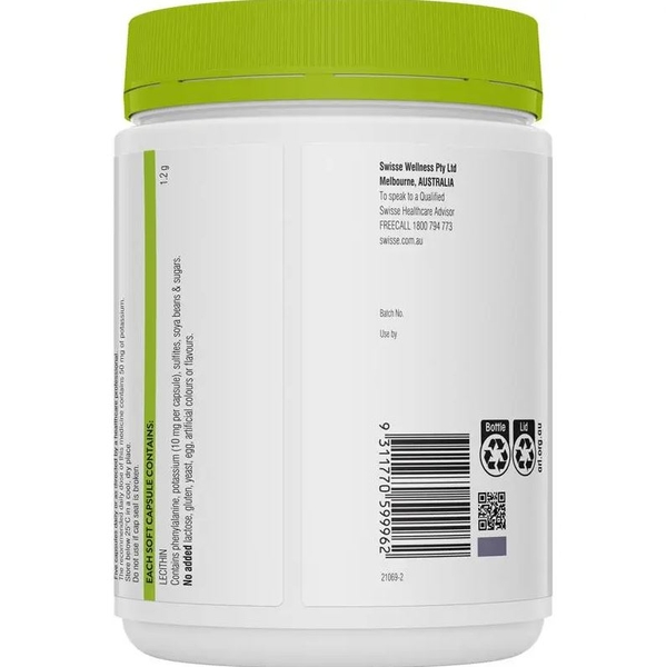 Viên mầm đậu nành Úc Swisse Lecithin 1200mg