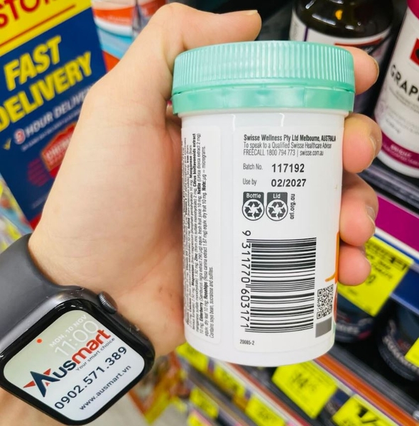 Vitamin tổng hợp cho bé Swisse Multi Kids Development 60 viên