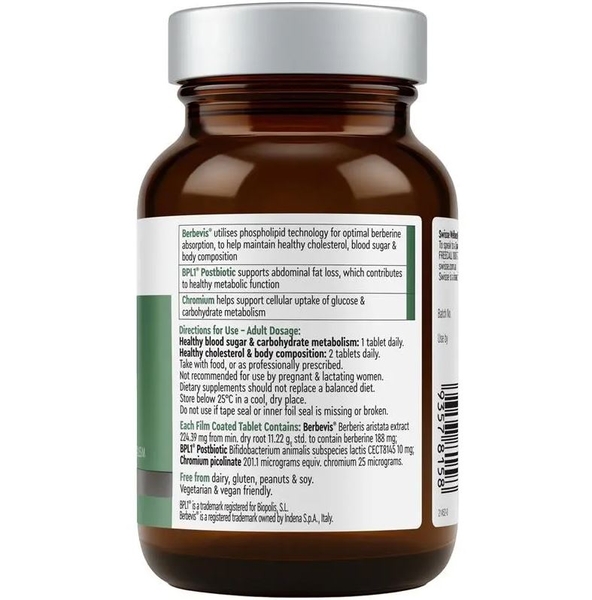 Viên uống kiểm soát đường huyết & giảm mỡ bụng Swisse Nutra Cellular Metabolism 30 viên