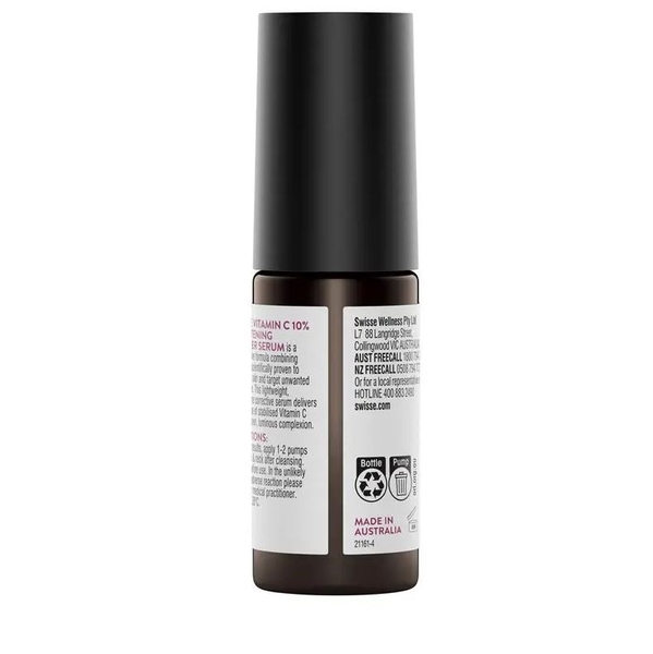 Serum dưỡng sáng da Swisse Beauty Vitamin C 10% Brightening Booster Serum 30ml