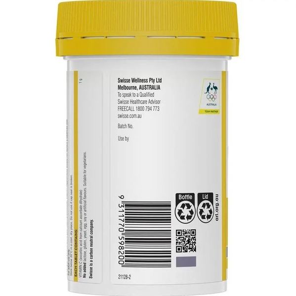 Vitamin C Swisse Ultiboost High Strength C 1000mg của Úc