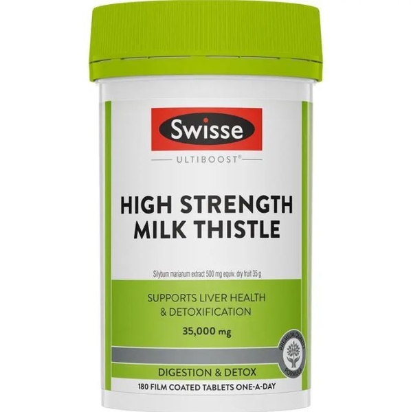 Swisse High Strength Milk Thistle thải độc gan