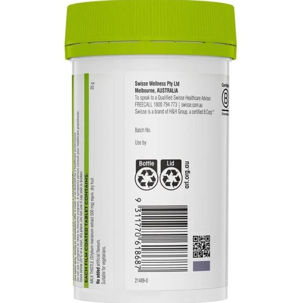 Swisse High Strength Milk Thistle thải độc gan