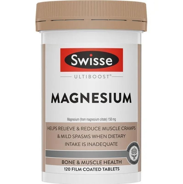 Viên uống bổ sung Magie Swisse Ultiboost Magnesium