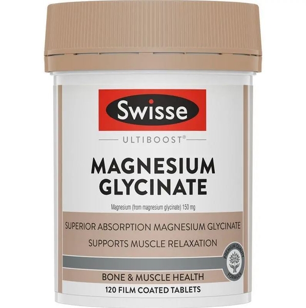 Viên uống bổ sung Magie Swisse Ultiboost Magnesium Glycinate