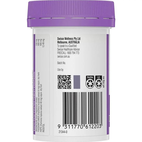 Viên uống hỗ trợ giấc ngủ Swisse Ultiboost Magnesium + Sleep