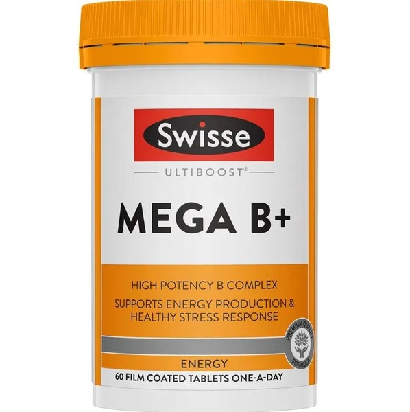 Viên uống bổ sung vitamin B Swisse  Ultiboost Mega B+