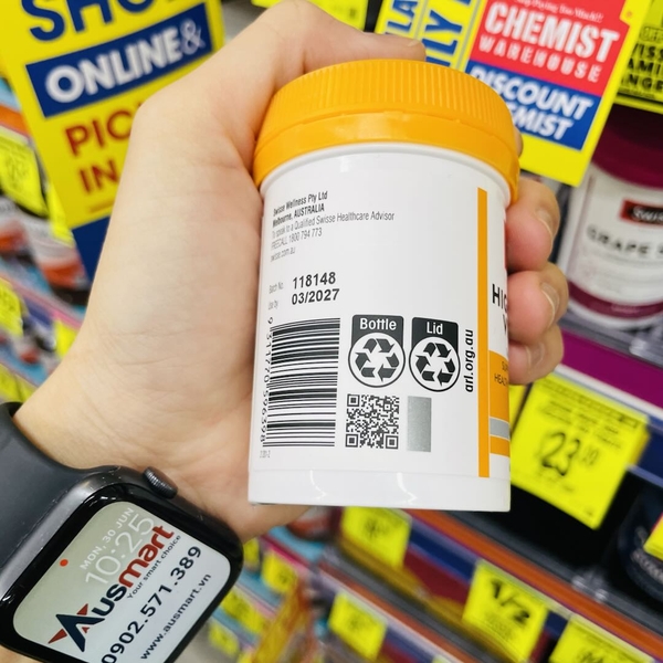 Viên uống Swisse High Strength Vitamin B12