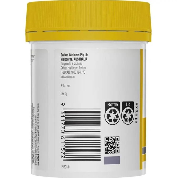 Viên uống bổ sung Kẽm Swisse Ultiboost Zinc+