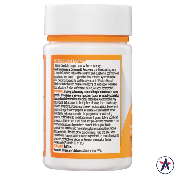 Tăng cường miễn dịch Centrum Immune Defence & Recovery