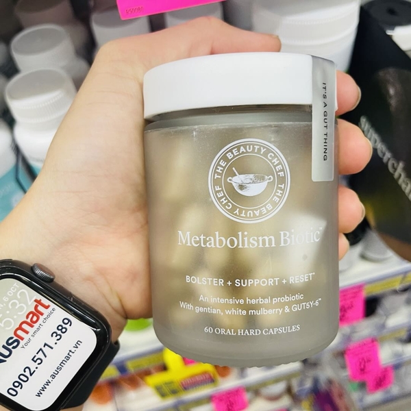 Viên uống hỗ trợ chuyển hóa & kiểm soát cân nặng The Beauty Chef Metabolism Biotic