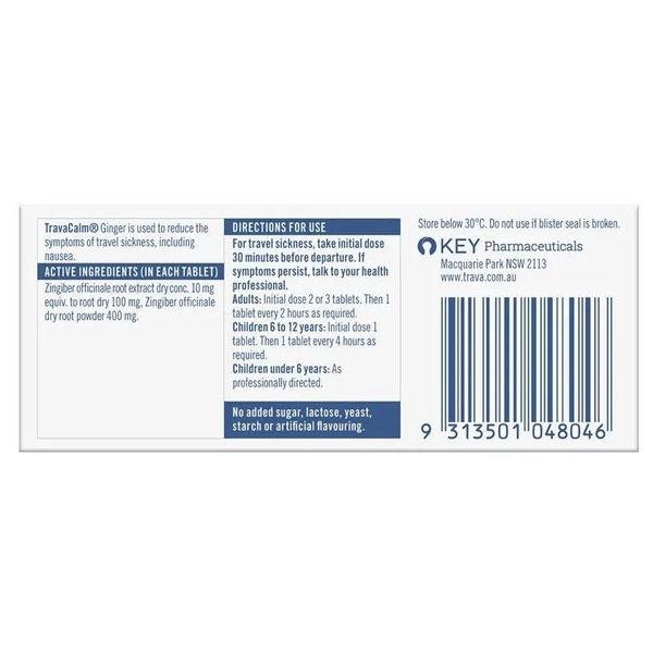 Viên uống chống say tàu xe Travacalm Ginger