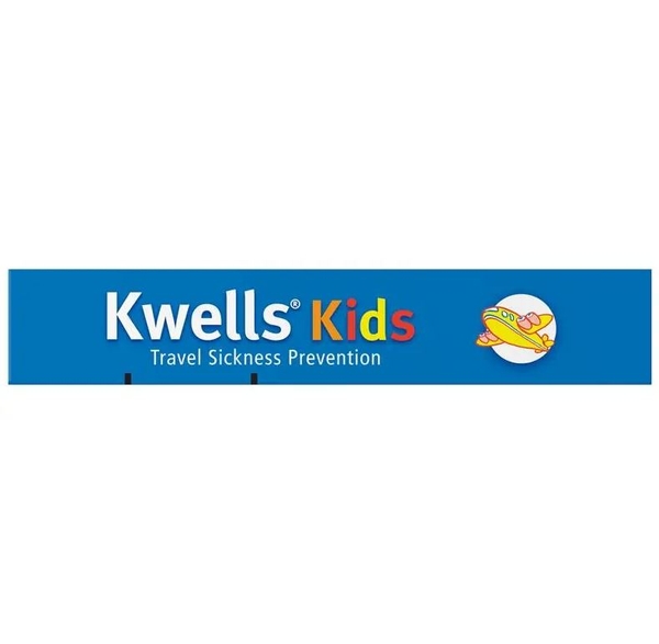 Viên nhai phòng và chống say tàu xe cho bé Kwells Kids Travel Sickness 12 viên
