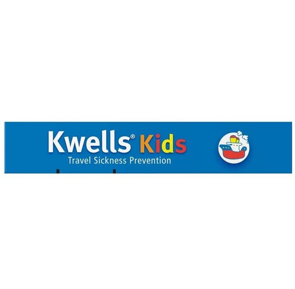 Viên nhai phòng và chống say tàu xe cho bé Kwells Kids Travel Sickness 12 viên