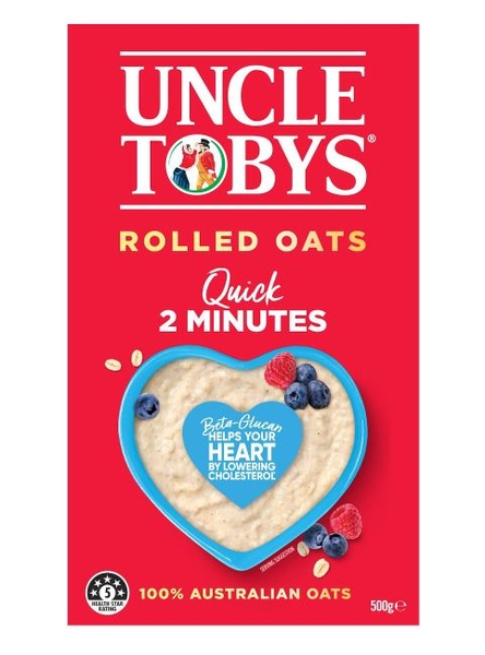 Yến mạch ăn liền Uncle Tobys Oats Quick Rolled Oats Porridge