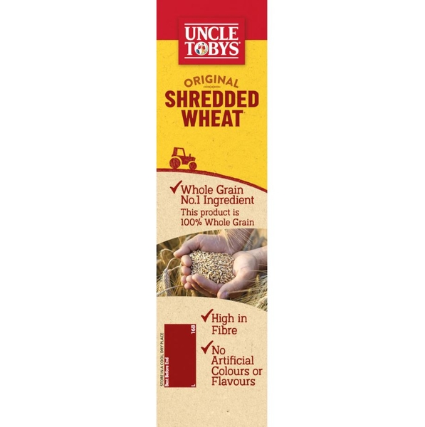 Bánh ngũ cốc lúa mì nguyên cám Uncle Tobys Original Shredded Wheat Biscuits