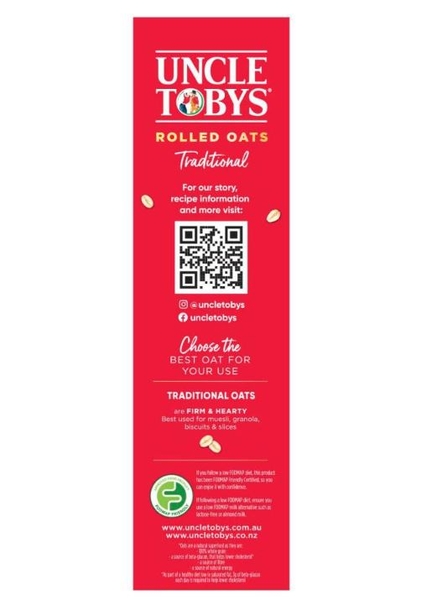 Yến mạch Uncle Tobys Porridge Oats Original