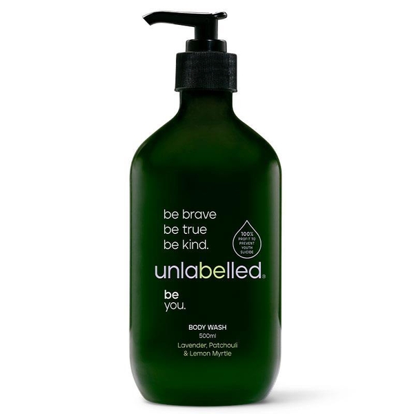 Sữa tắm cho da dầu Unlabelled Lavender Patchouli & Lemon Mrytle Body Wash 500ml