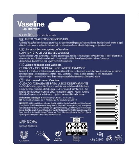 Son dưỡng môi Vaseline Lip Balm Rosy Lips