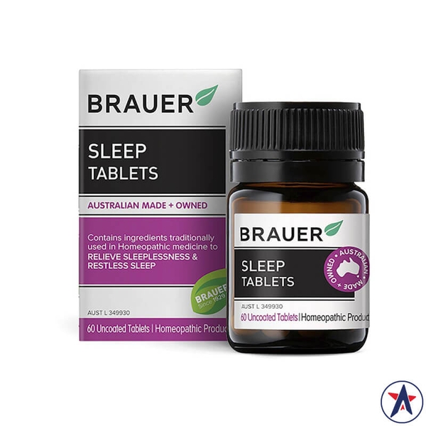 Viên hỗ trợ giấc ngủ Brauer Sleep 60 viên