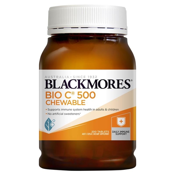 Kẹo ngậm Vitamin C Blackmores Bio C 500mg của Úc 200 viên | Sản phẩm chính hãng Úc