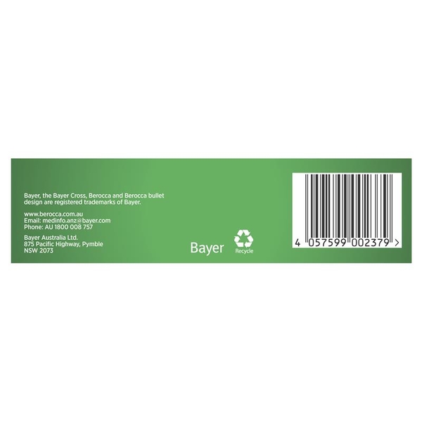 Viên sủi Berocca Úc 4 vị Berocca Variety Pack của Úc 60 viên