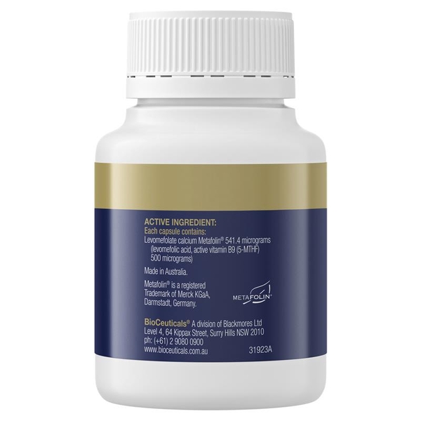 Viên uống bổ máu, bổ não & giảm mệt mỏi BioCeuticals MTHF 60 viên