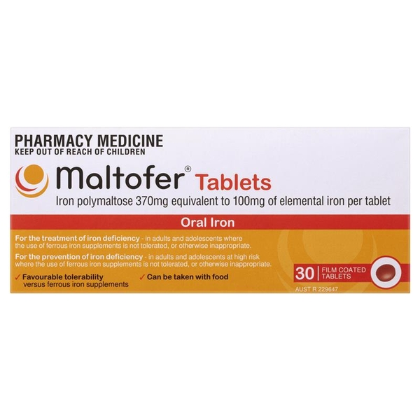 Viên uống bổ sung sắt Maltofer Oral Iron 100mg