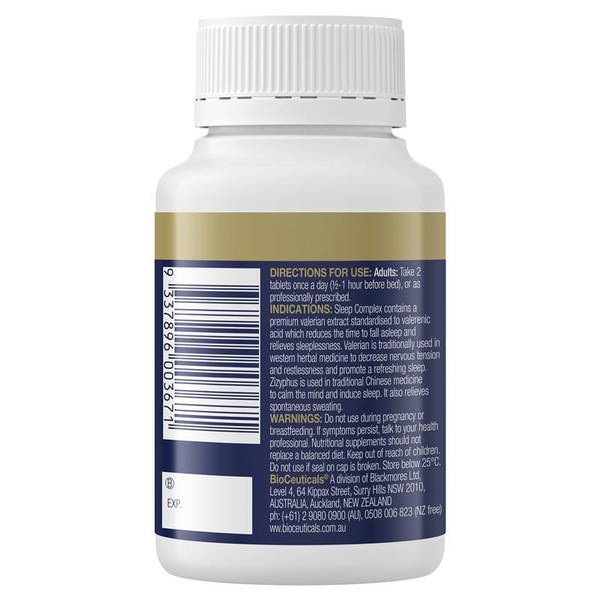 Viên uống hỗ trợ giấc ngủ Bioceuticals Sleep Complex 60 viên