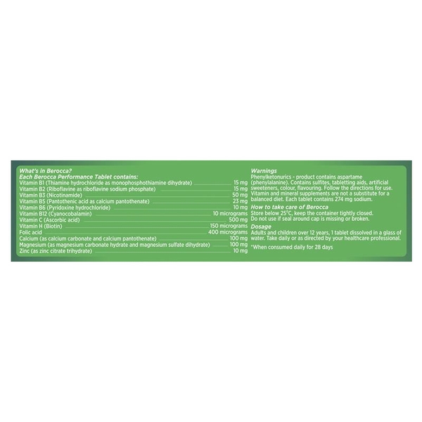 Viên sủi Berocca Orange Energy Performance