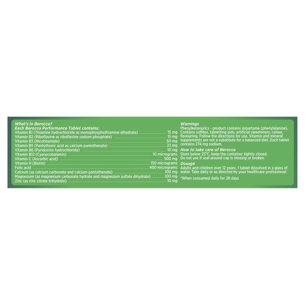 Viên sủi Berocca Orange Energy Performance
