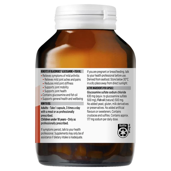 Blackmores Glucosamine Fish Oil bổ xương khớp của Úc 90 viên