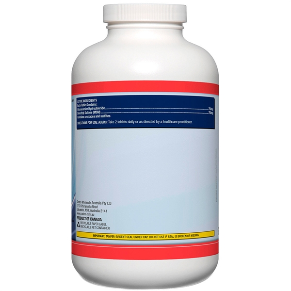 Kirkland Signature Glucosamine HCL with MSM 750mg 300 viên