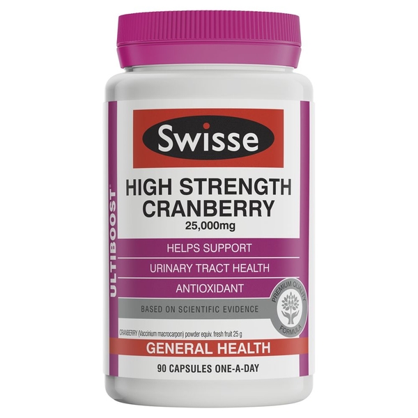 Swisse Ultiboost High Strength Cranberry 25000mg của Úc
