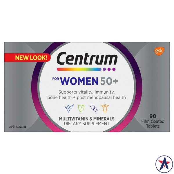 Vitamin tổng hợp Centrum for Women 50+ cho nữ lớn tuổi 90 viên