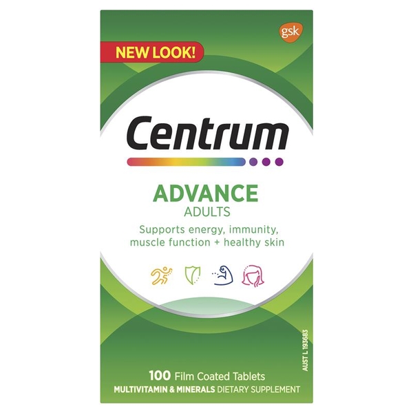 Vitamin tổng hợp Centrum Advance Adults Multivitamin