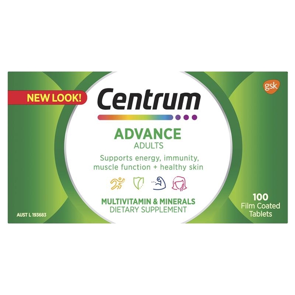 Vitamin tổng hợp Centrum Advance Adults Multivitamin