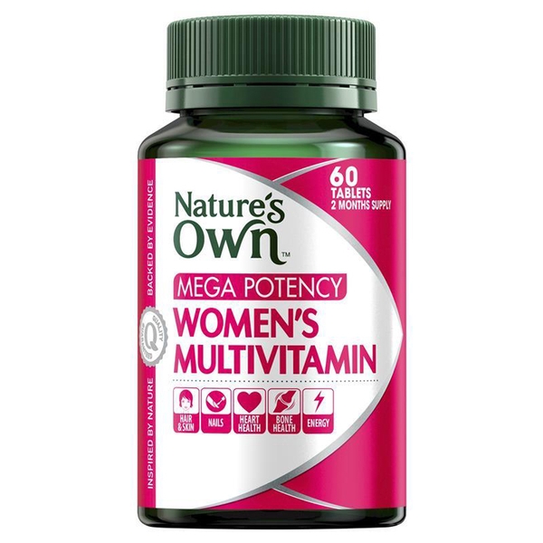 Vitamin tổng hợp cho nữ Nature's Own Mega Potency Women's Multivitamin 60 viên