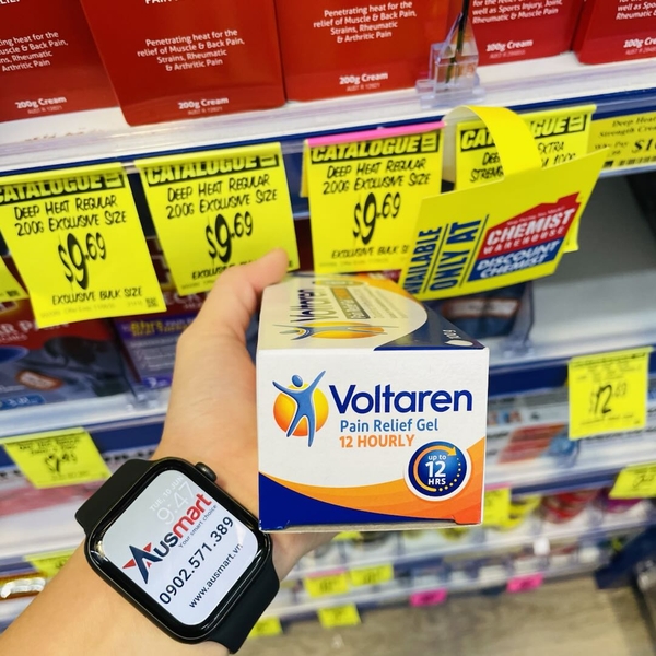 Kem bôi đau nhức xương khớp 12 giờ Voltaren Osteo Gel 100g