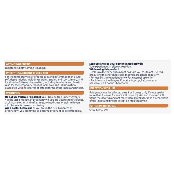 Kem bôi xoa bóp giảm sưng viêm Voltaren Emulgel with No Mess Applicator 75g