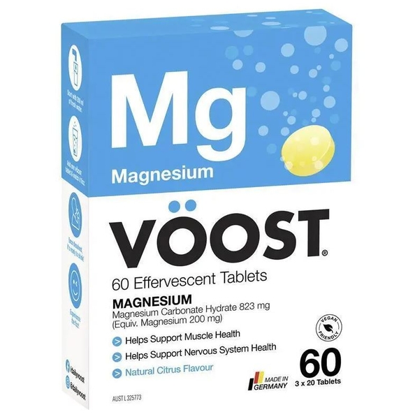 Viên sủi bổ sung Magie Voost Magnesium Effervescent