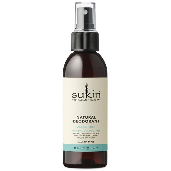 Xịt khử mùi Sukin Natural Deodorant Ocean Mist 125ml