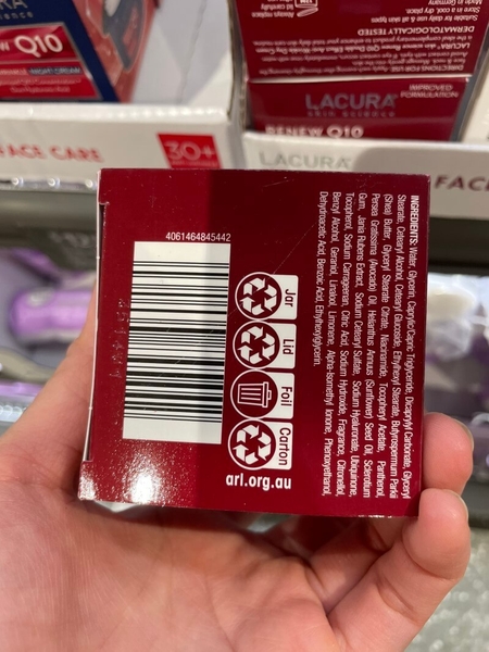 Kem dưỡng da chống lão hóa ban đêm LACURA Renew Q10 Double Effect Anti-Wrinkle Night Cream 50ml