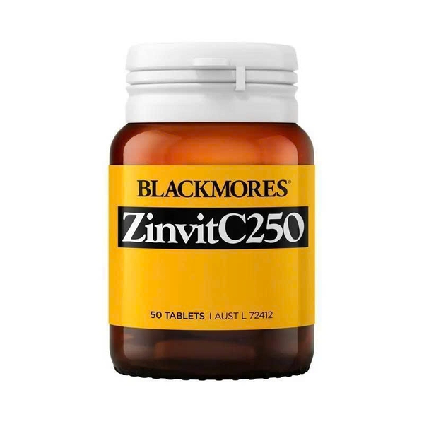 Viên uống bổ sung Kẽm & Vitamin C Blackmores ZinvitC250 50 viên