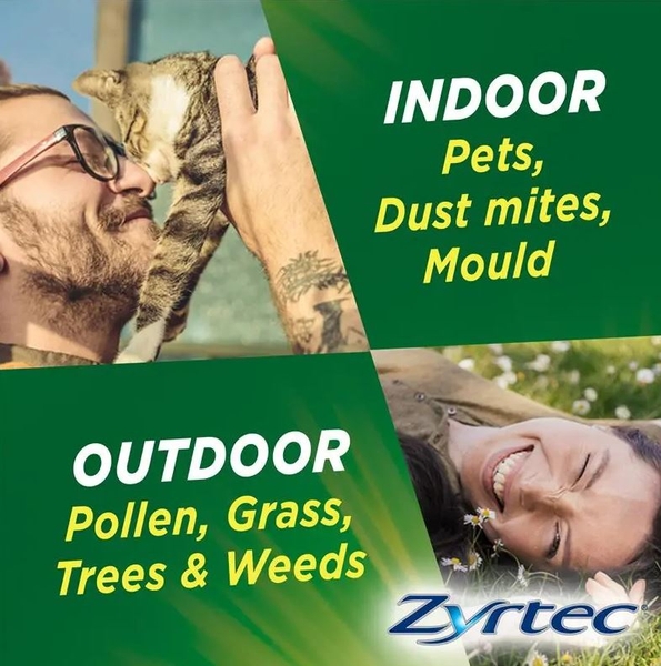 Thuốc nhỏ mắt Zyrtec Antihistamine Hayfever & Allergy Eye Drops 4ml