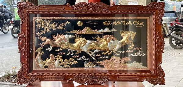 Tranh đồng mạ tam khí - Sáng tạo mới cho nghệ thuật chế tác mỹ nghệ