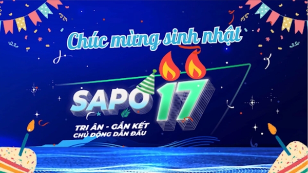 Sapoer toàn quốc trong ngày sinh nhật Sapo 17 tuổi 20/8/2025