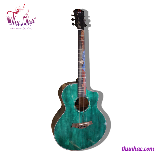 guitar-acoustic-tokado-t350-xanh-la