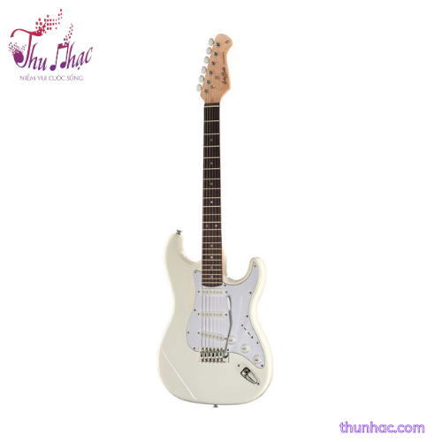 Đàn guitar điện Harley Benton Trắng