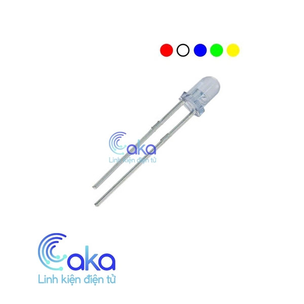 10 Led Đơn 3mm siêu sáng - Linh Kiện Điện Tử TPHCM - Chuyên cung cấp ...